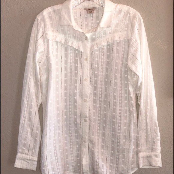 Ariat Button down woman’s white shirt - Picture 1 of 7